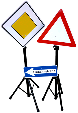 gr_verkehrsuebungsschilder Theodor Heruss Schule Essen - Theo - Zeitung
